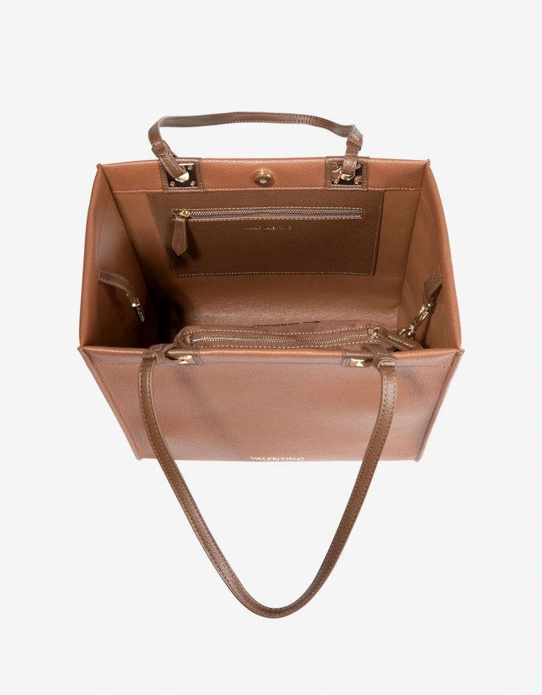 Post Re Tote Bag in Brown (33cm)