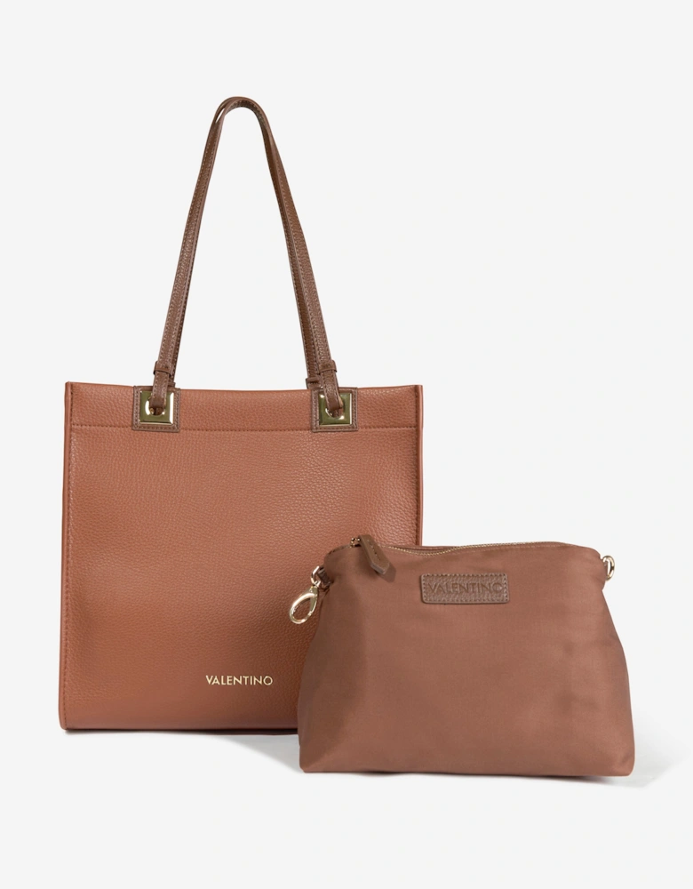 Post Re Tote Bag in Brown (33cm)