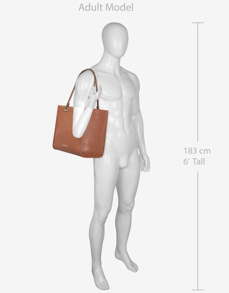 Post Re Tote Bag in Brown (33cm)