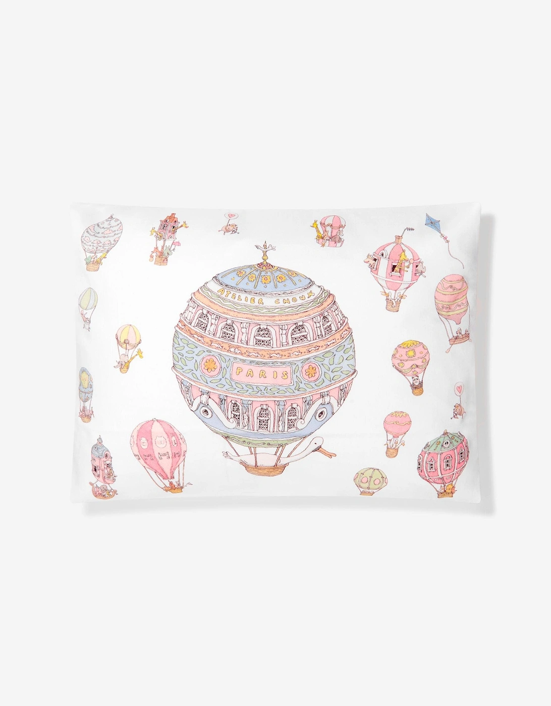Baby Hot Air Balloons Satin Pillow (40 cm x 30 cm), 11 of 10