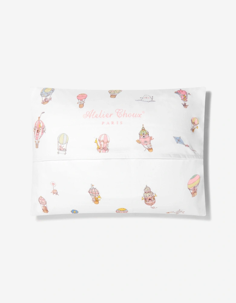 Baby Hot Air Balloons Satin Pillow (40 cm x 30 cm)