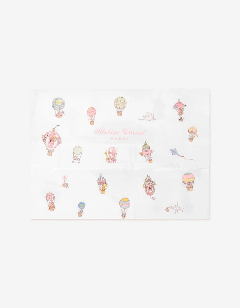 Baby Hot Air Balloons Satin Pillow (40 cm x 30 cm)