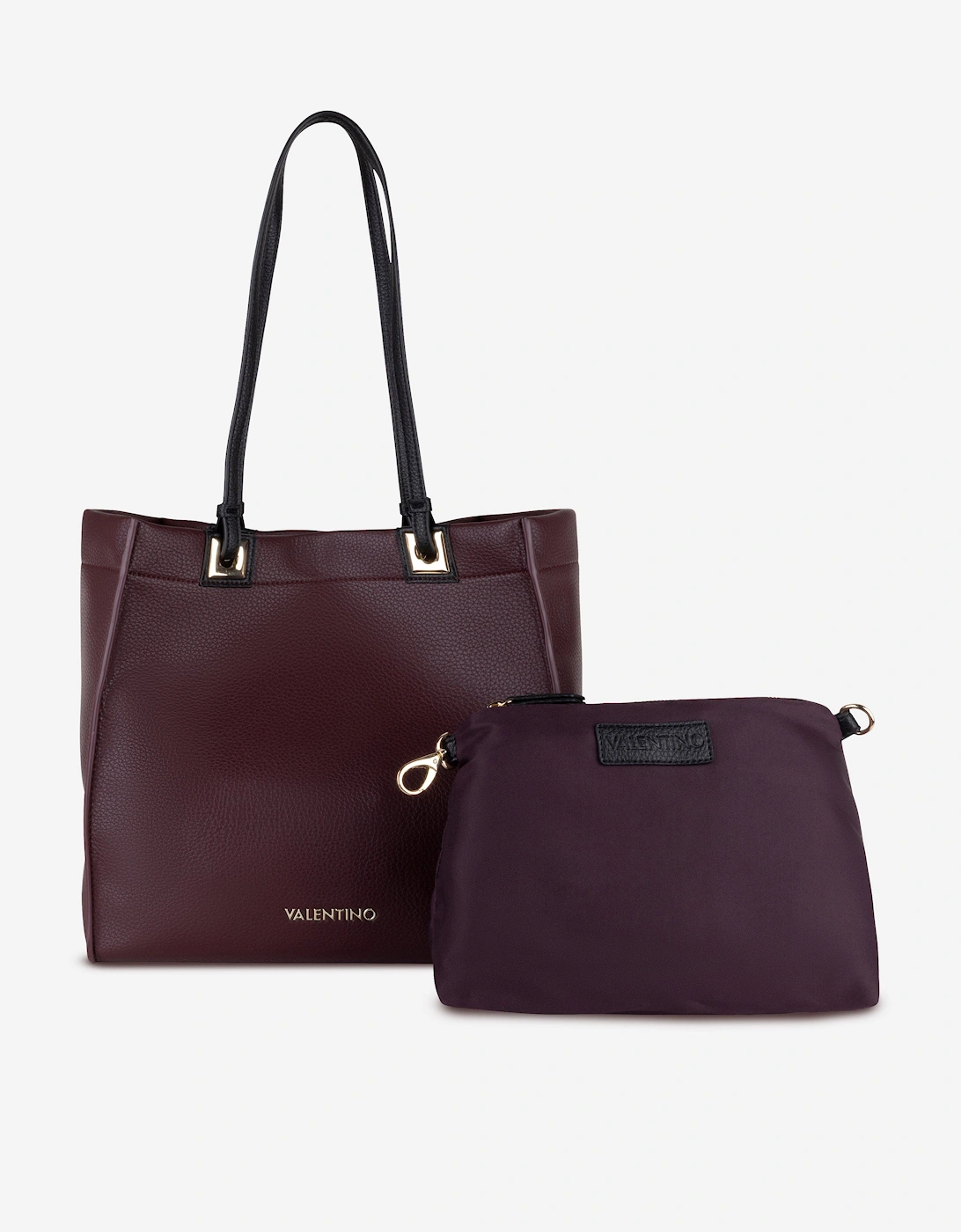 Valentino , Shopping Bags, Female, Red, One Size, Post Re Tote - Image 2
