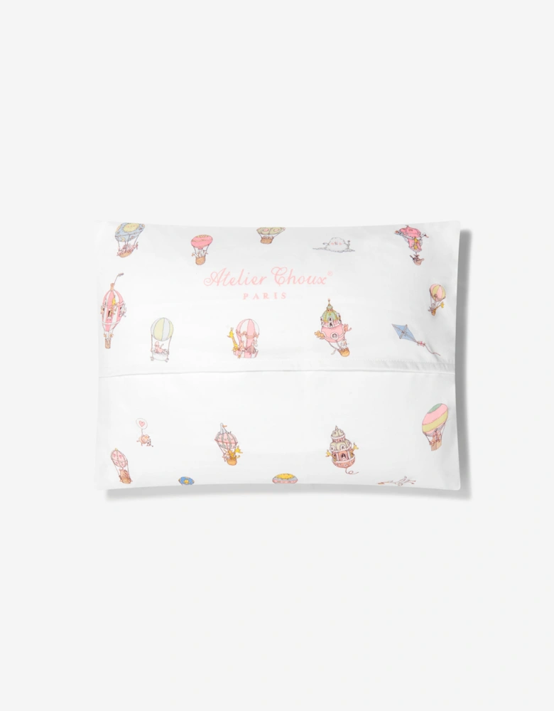 Baby Hot Air Balloons Satin Pillow (40 cm x 30 cm)