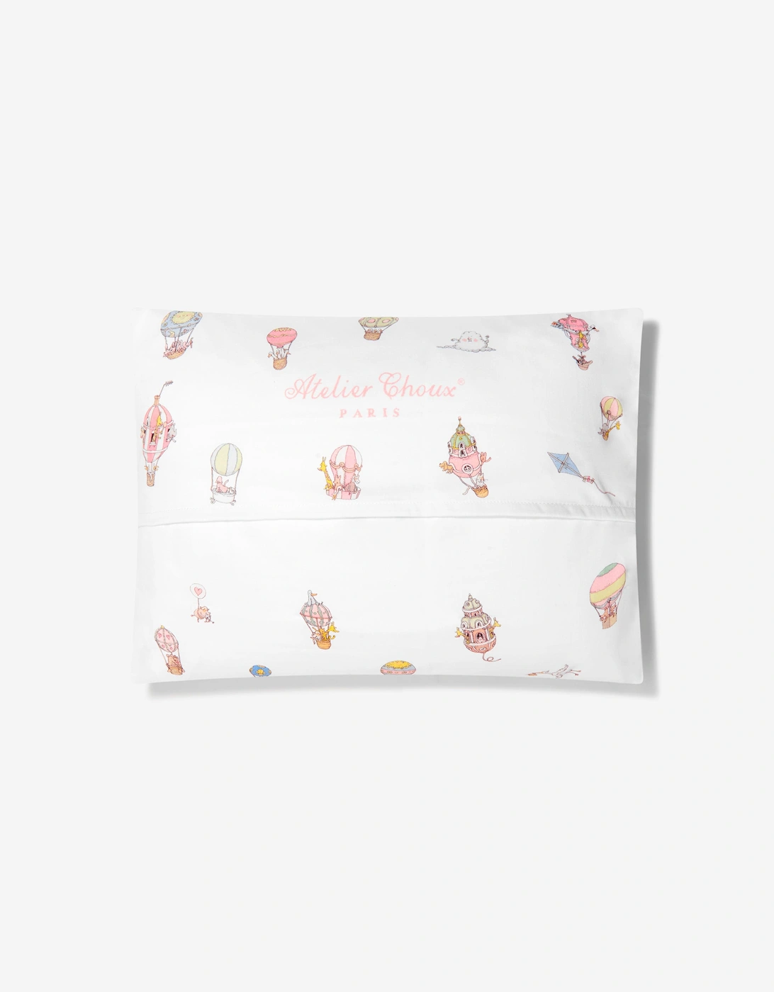 Baby Hot Air Balloons Satin Pillow (40 cm x 30 cm)