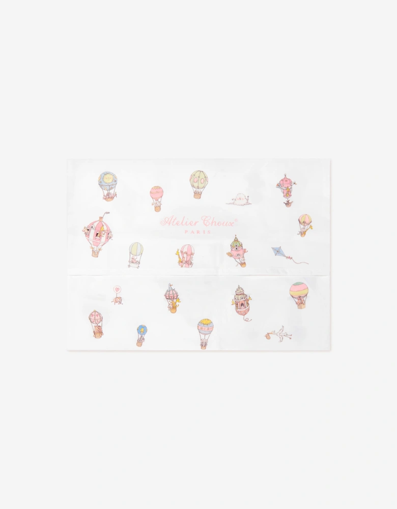 Baby Hot Air Balloons Satin Pillow (40 cm x 30 cm)