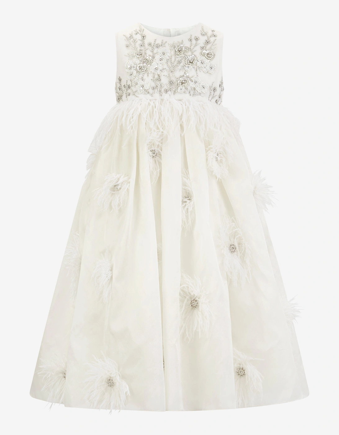 Girls Lilly Occasion Dress in Ivory