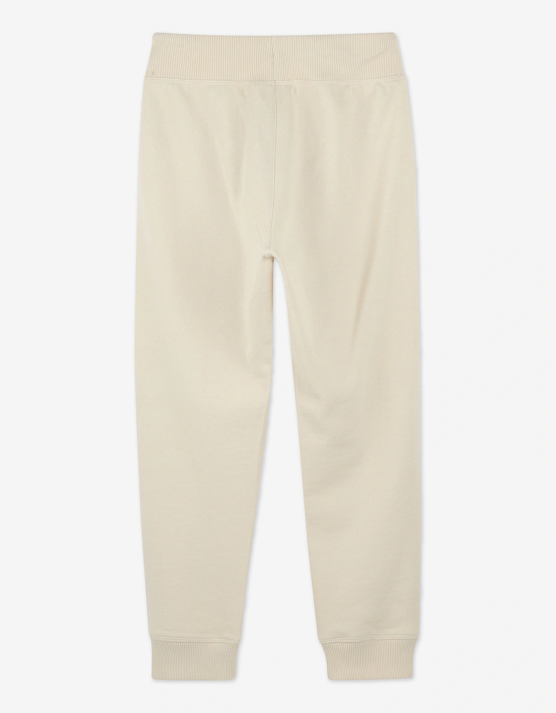 Boys Logo Print Joggers in Beige
