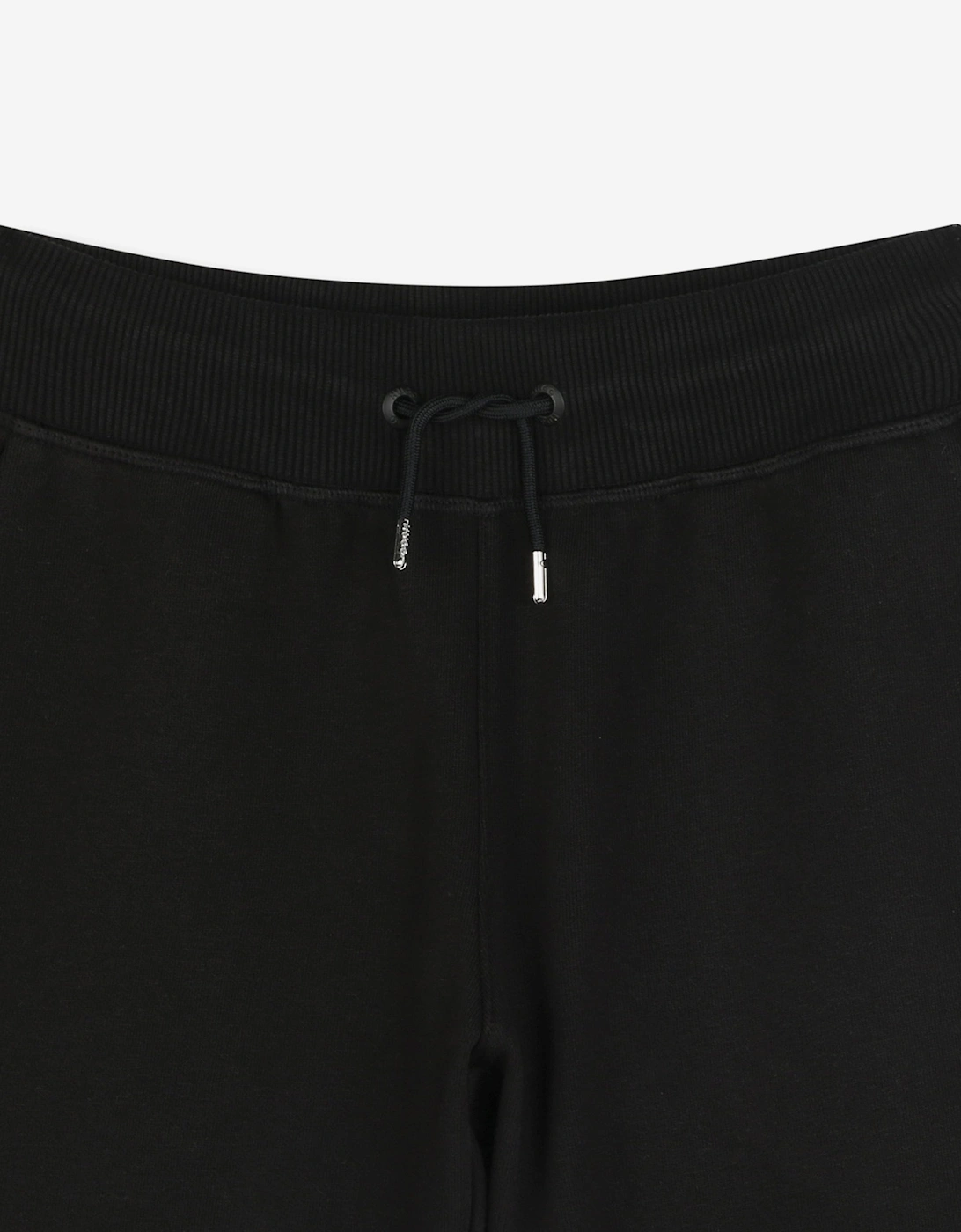 Boys Logo Print Bermuda Shorts in Black