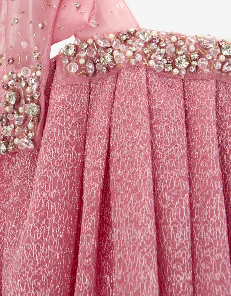 Girls Este Occasion Dress in Pink