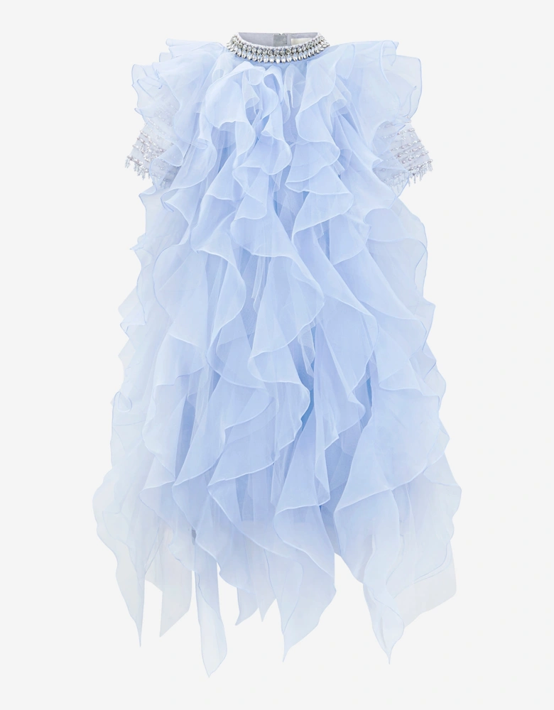 Girls Twyla Occasion Dress in Blue