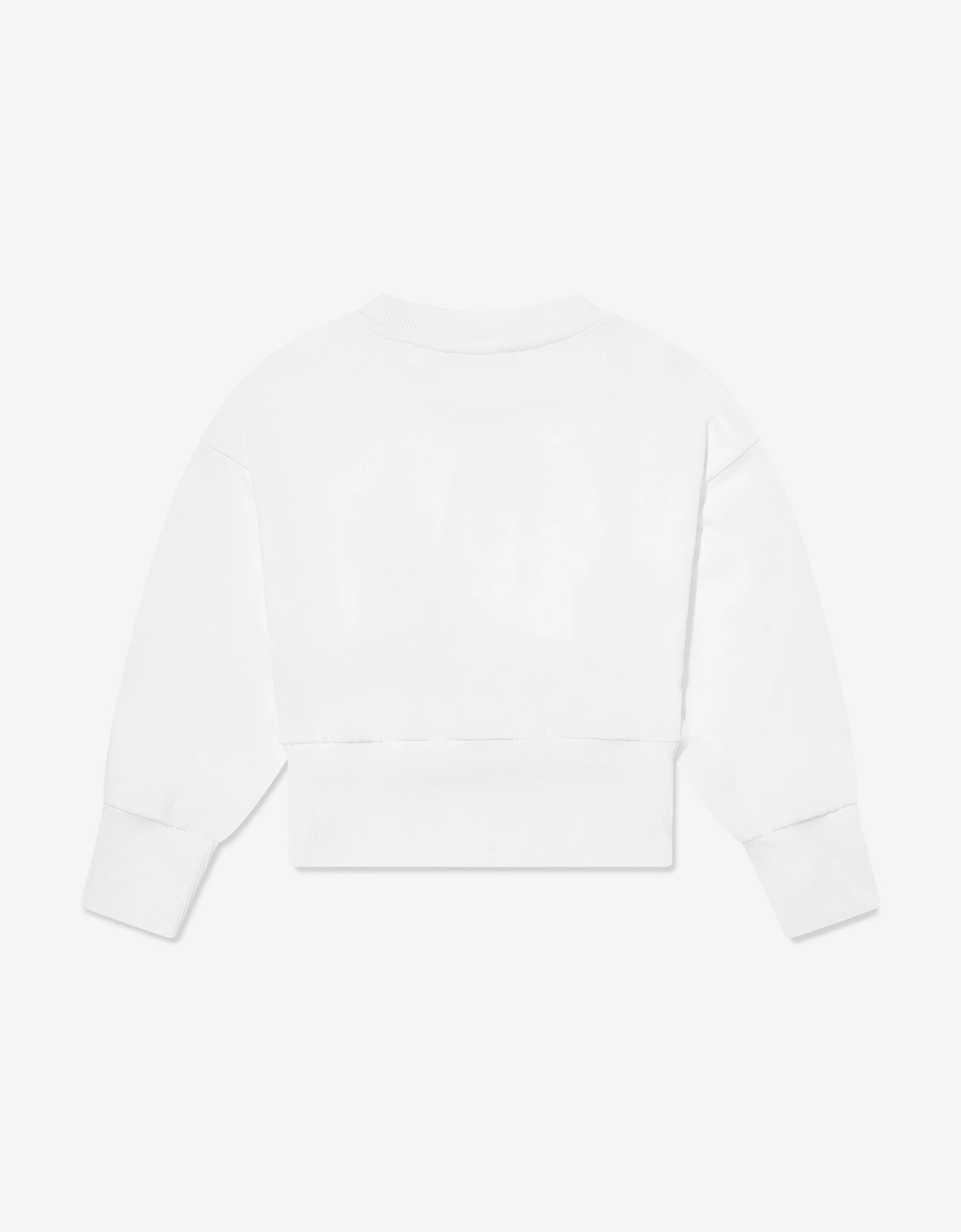 Girls Logo Sweatshirt in White