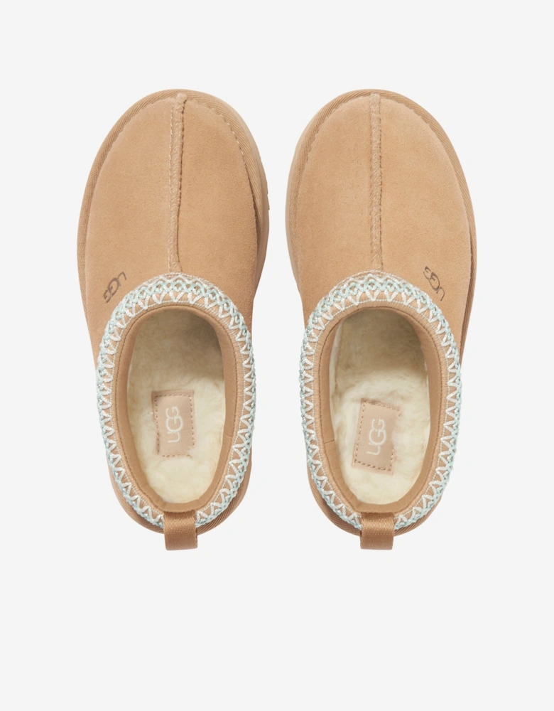 Girls Tazz Slippers in Beige