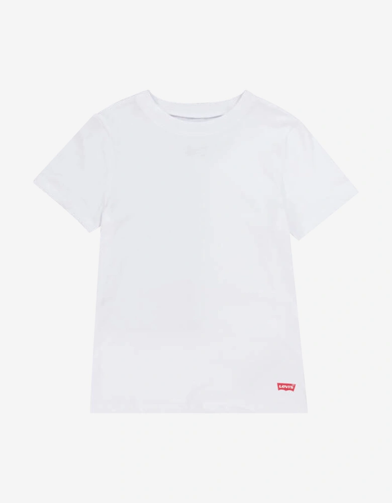 Kids 2 Pack Crew Neck T-Shirt Set in Black