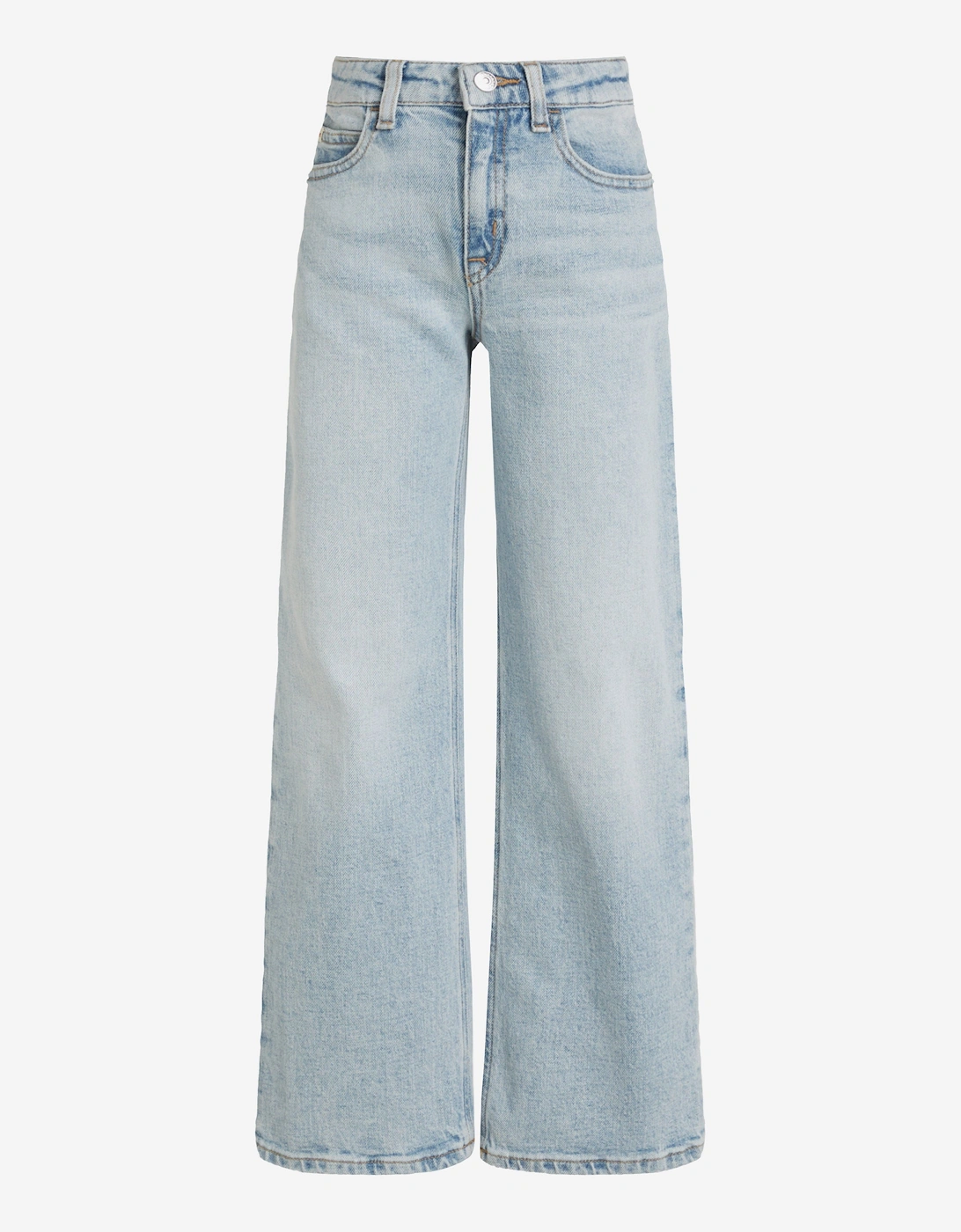 Girls Wide Leg Jeans in Blue, 5 of 4