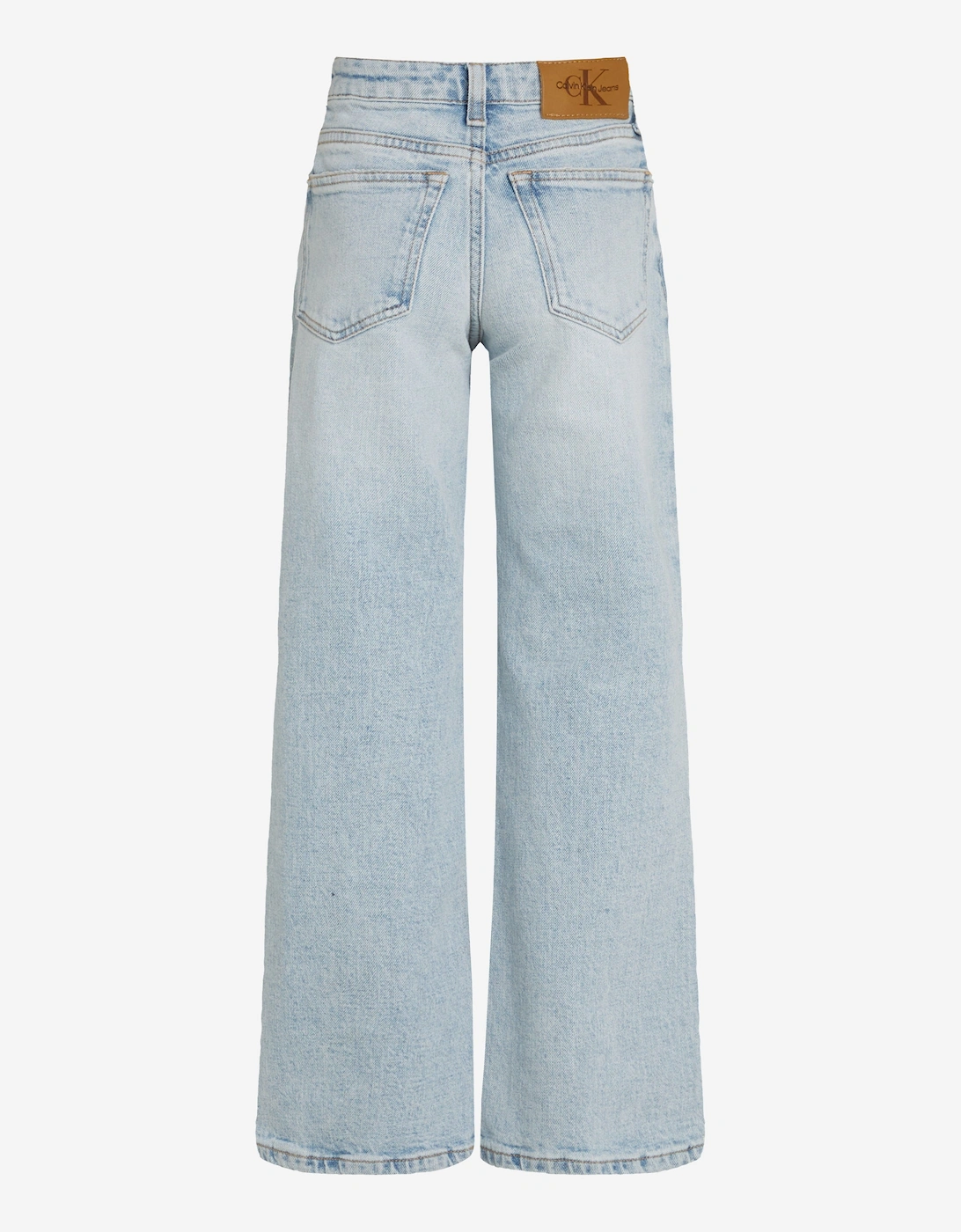 Girls Wide Leg Jeans in Blue