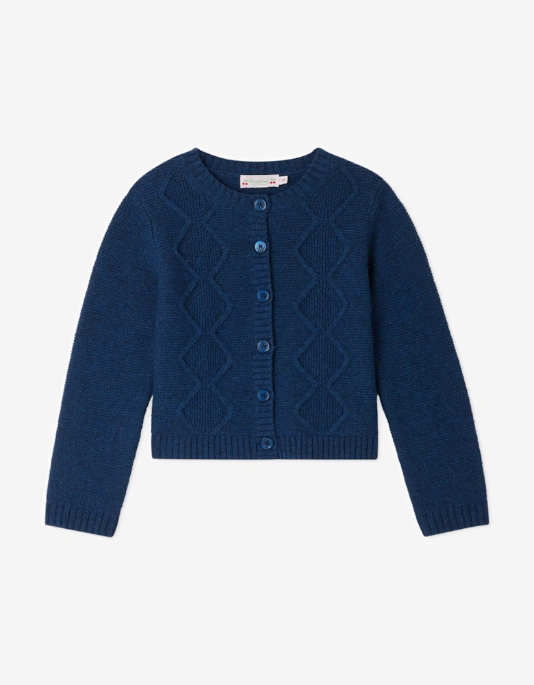 Girls Toscane Cardigan in Blue
