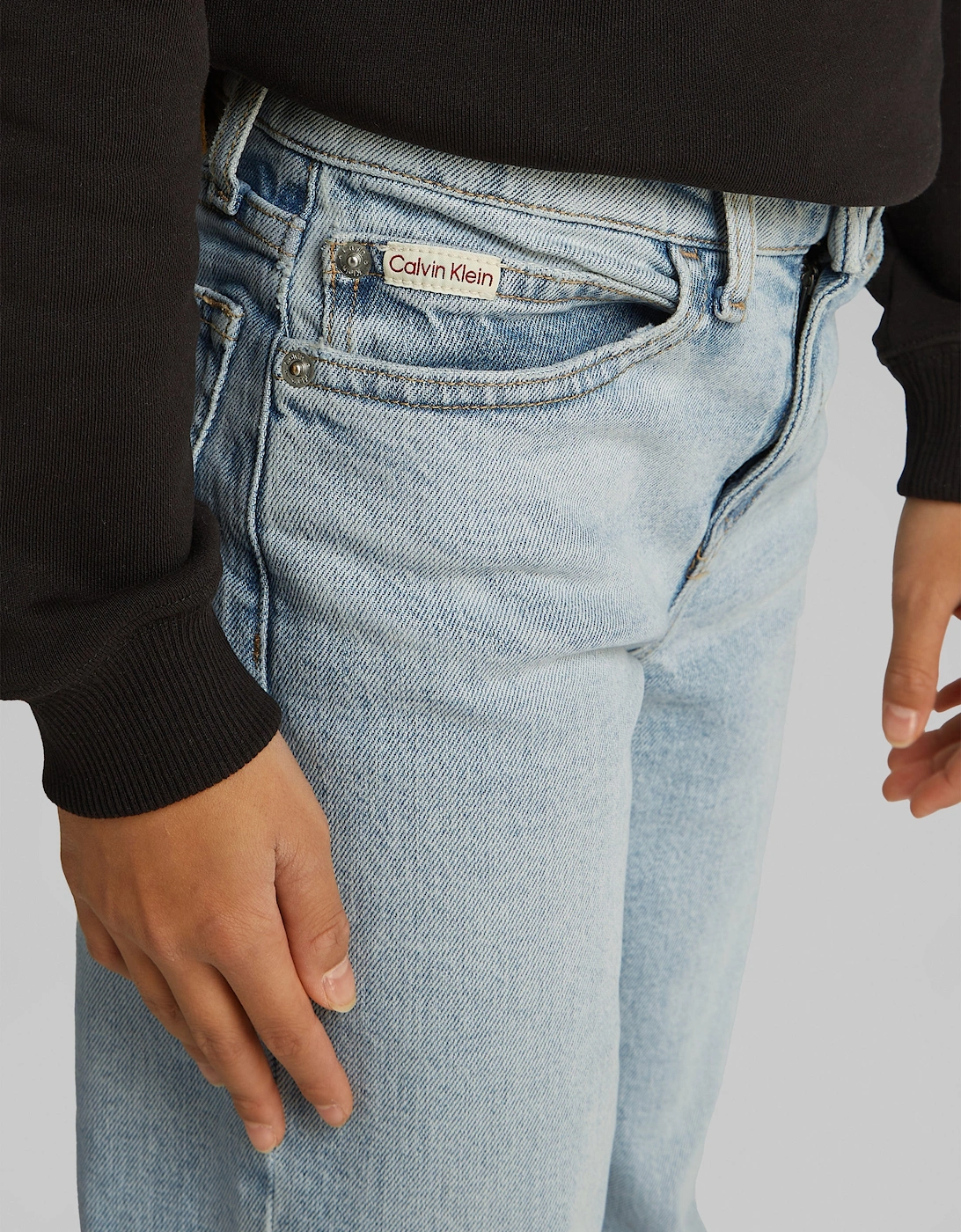 Girls Wide Leg Jeans in Blue