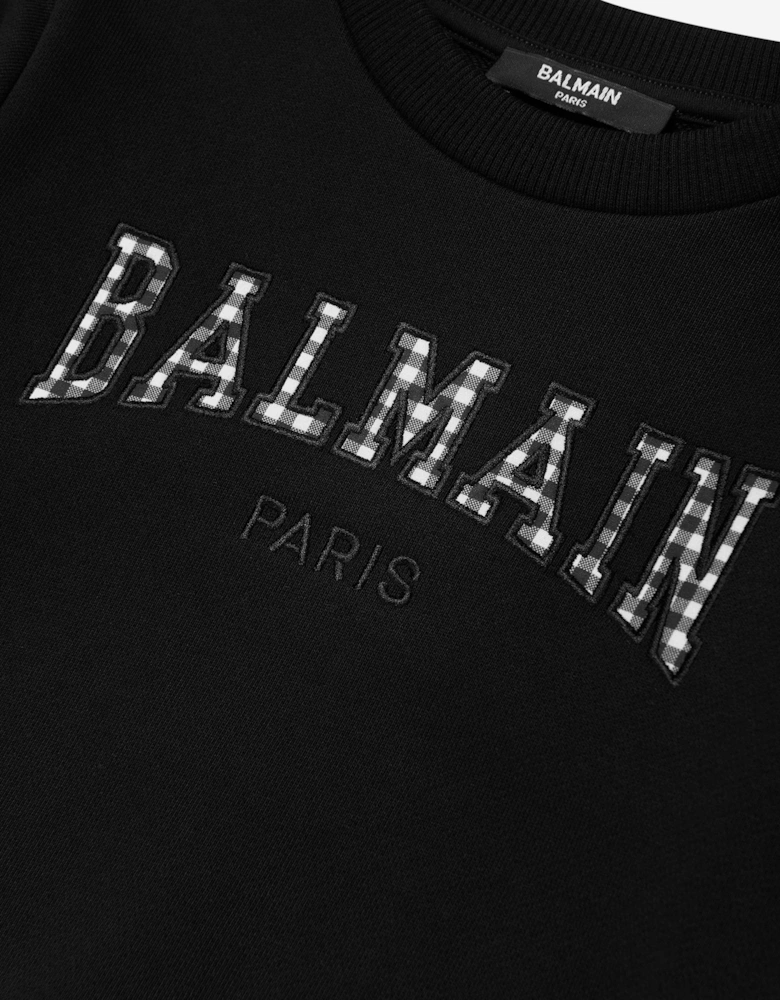 Girls Logo Sweatshirt in Black