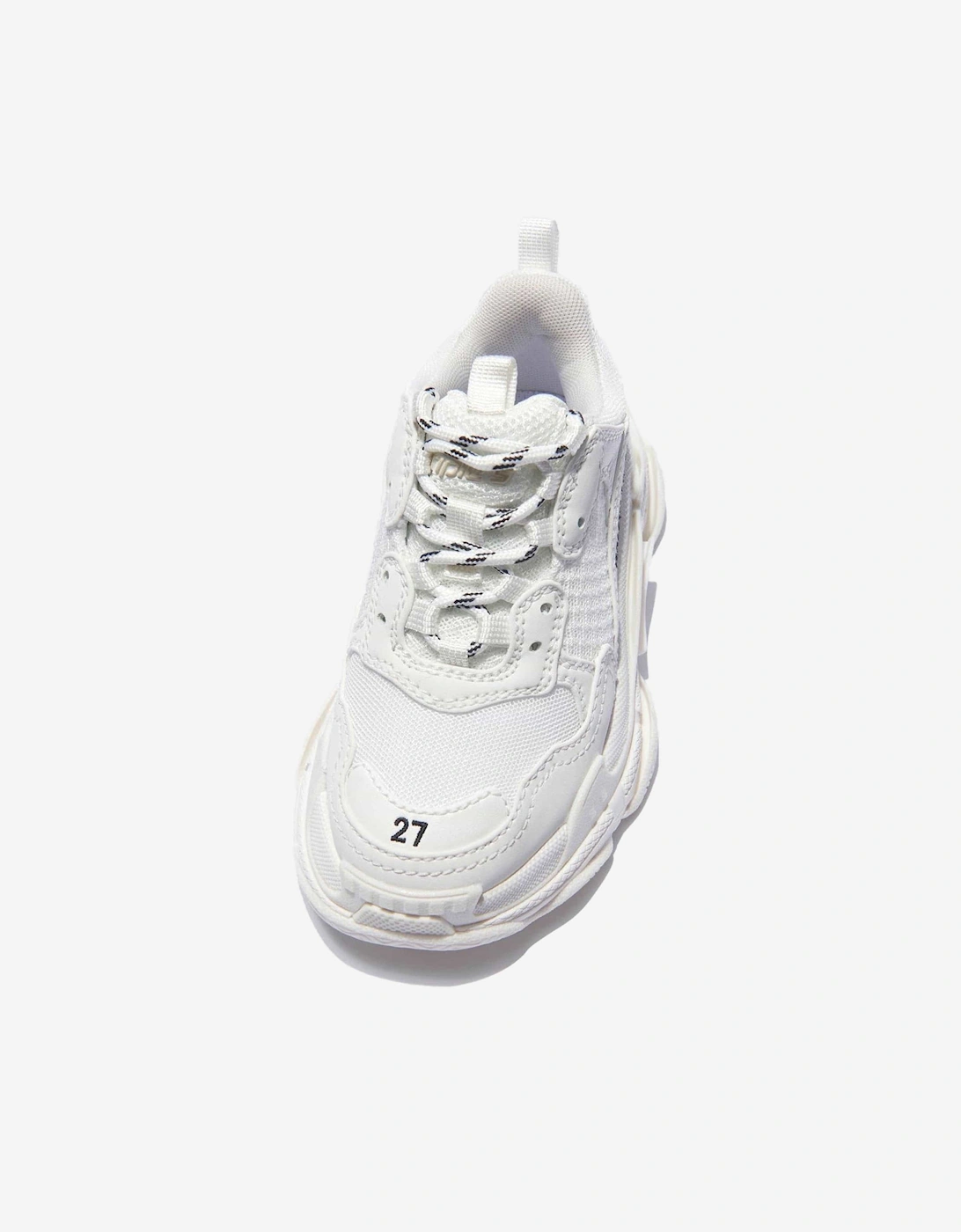 Kids Triple S Trainers in White