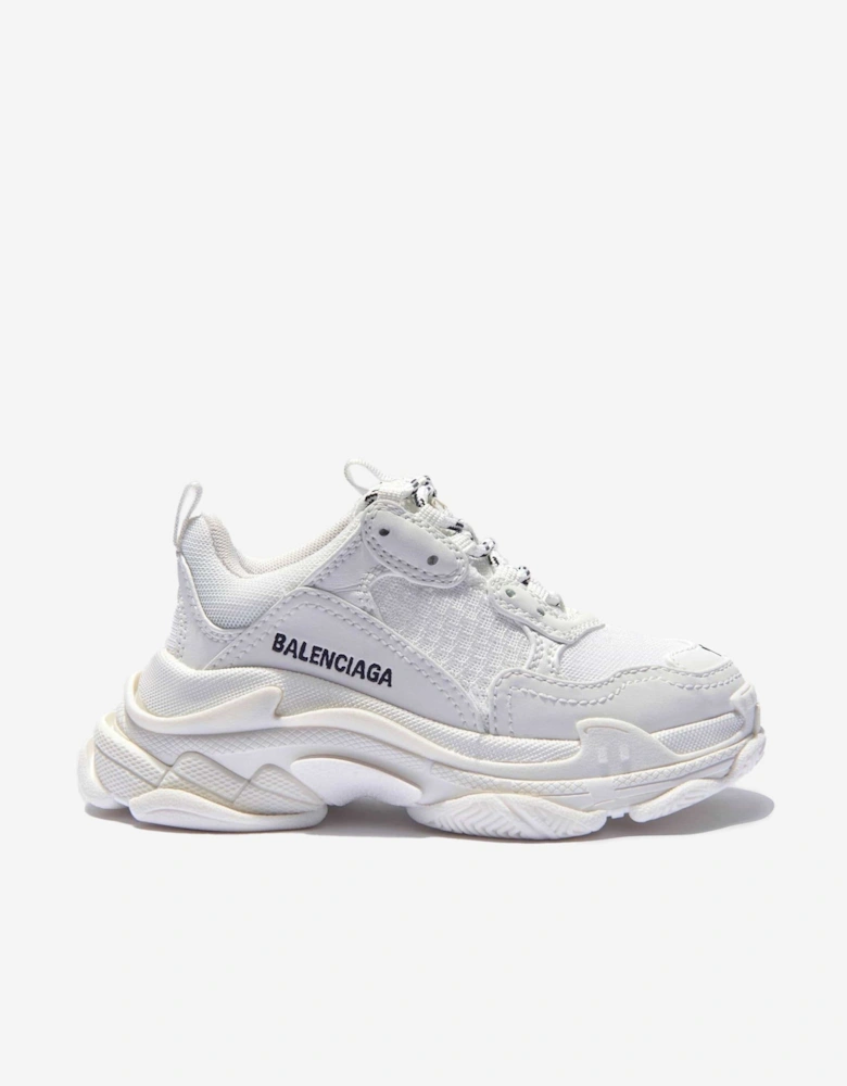 Kids Triple S Trainers in White