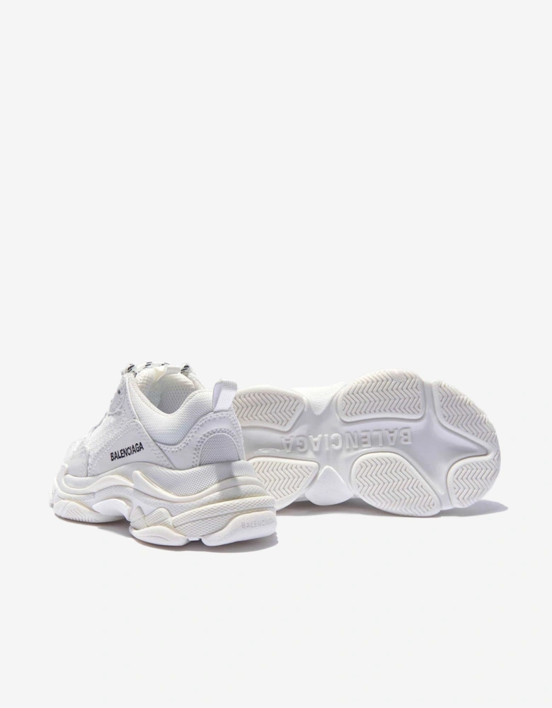Kids Triple S Trainers in White