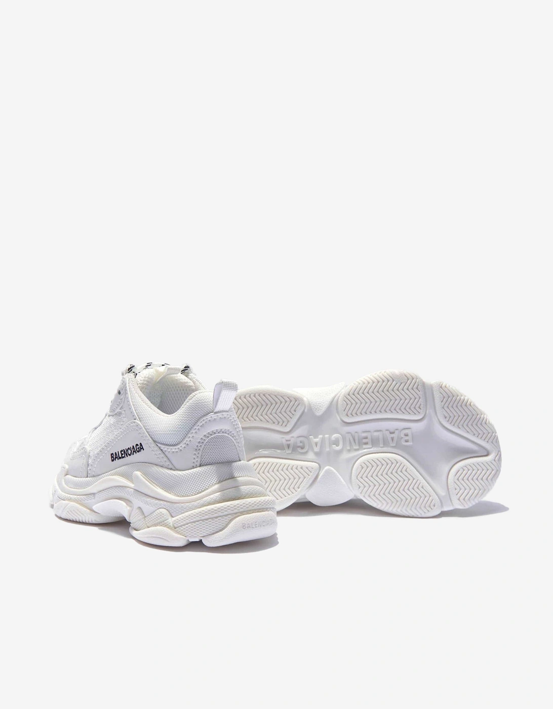 Kids Triple S Trainers in White