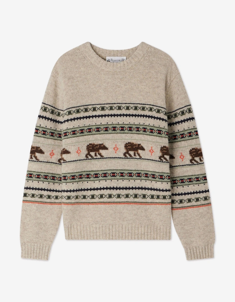Boys Grande Jumper in Beige