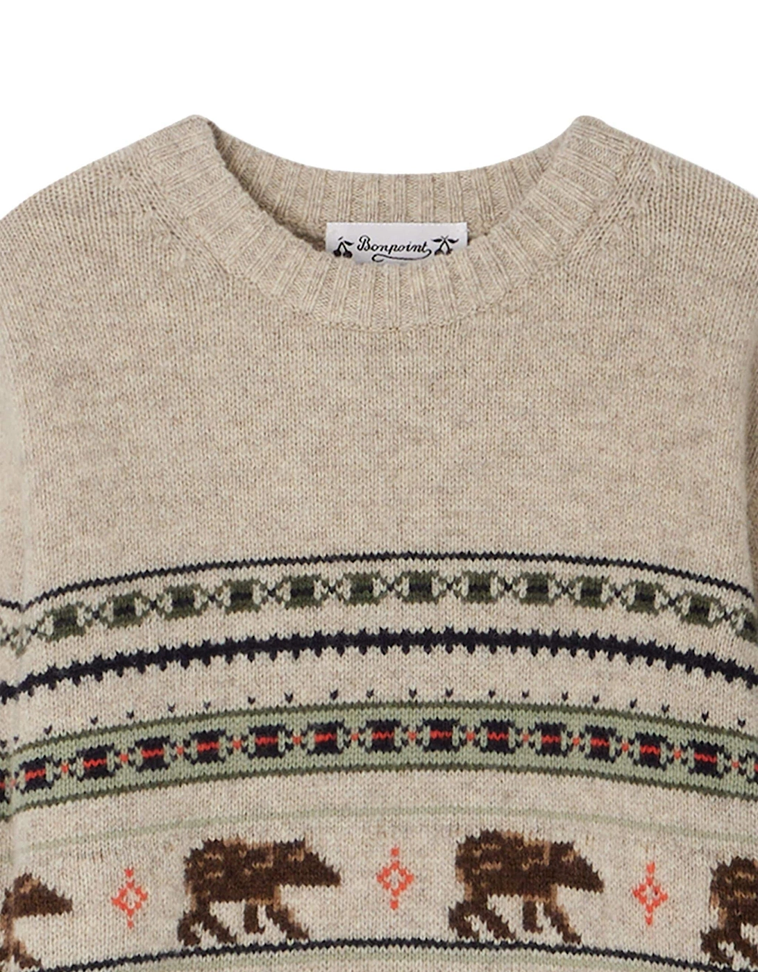 Boys Grande Jumper in Beige