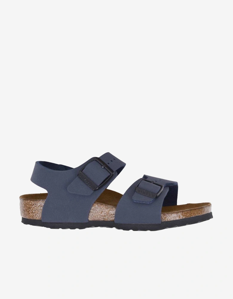 Boys New York Sandals in Navy