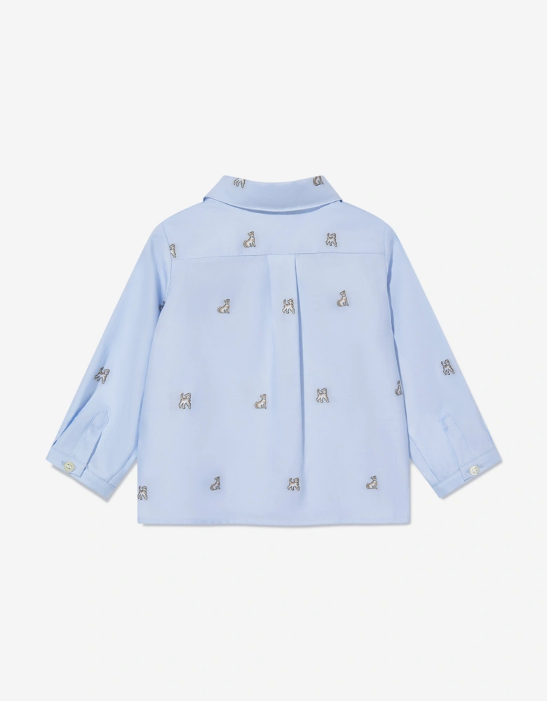 Baby Boys Malo Shirt in Blue