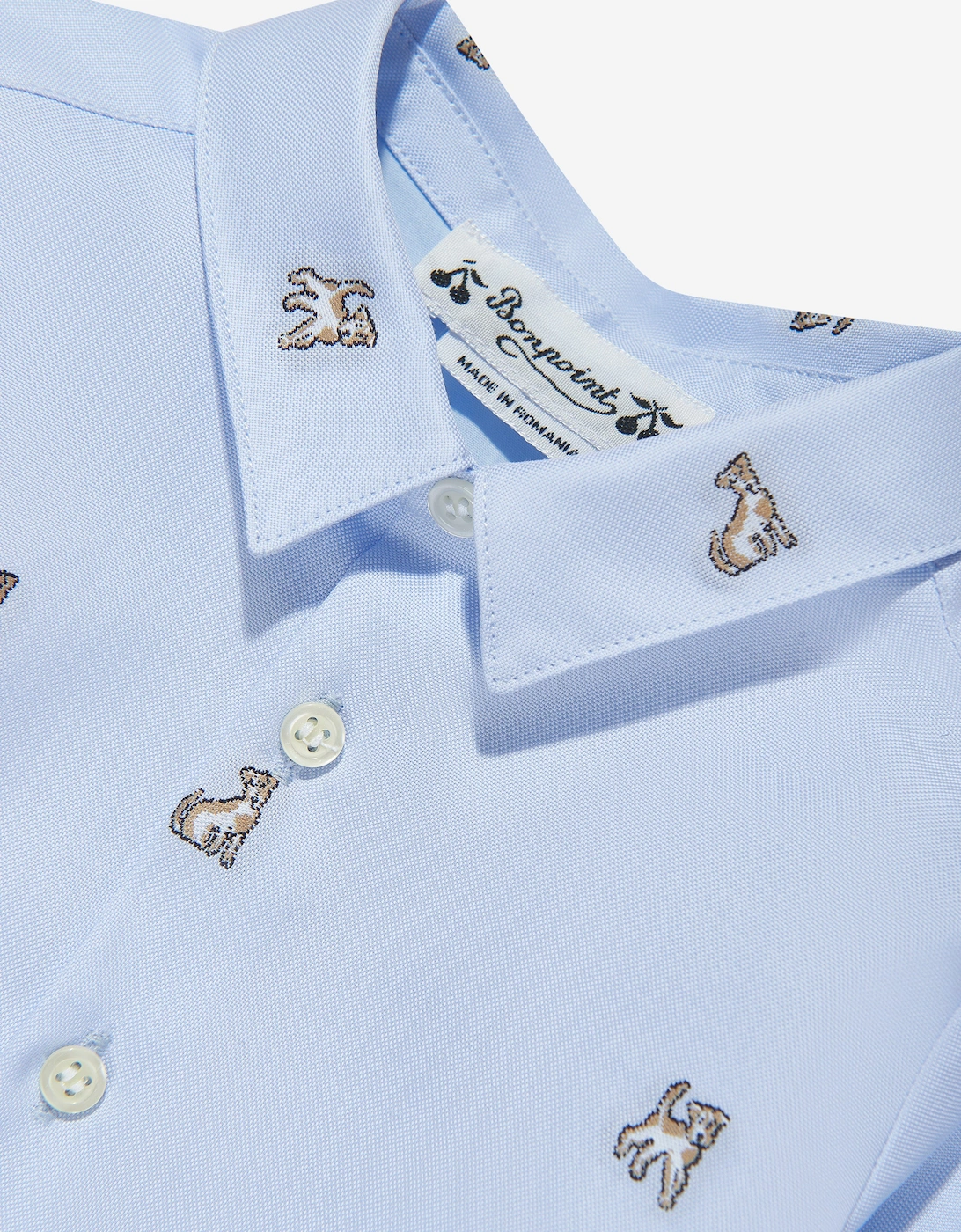 Baby Boys Malo Shirt in Blue