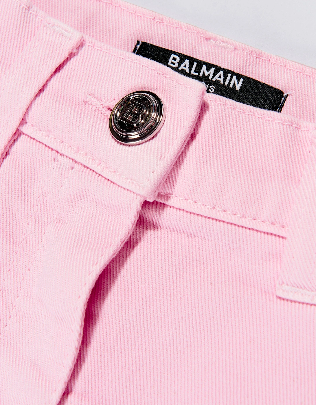 Girls Pleated Hem Skirt in Pink