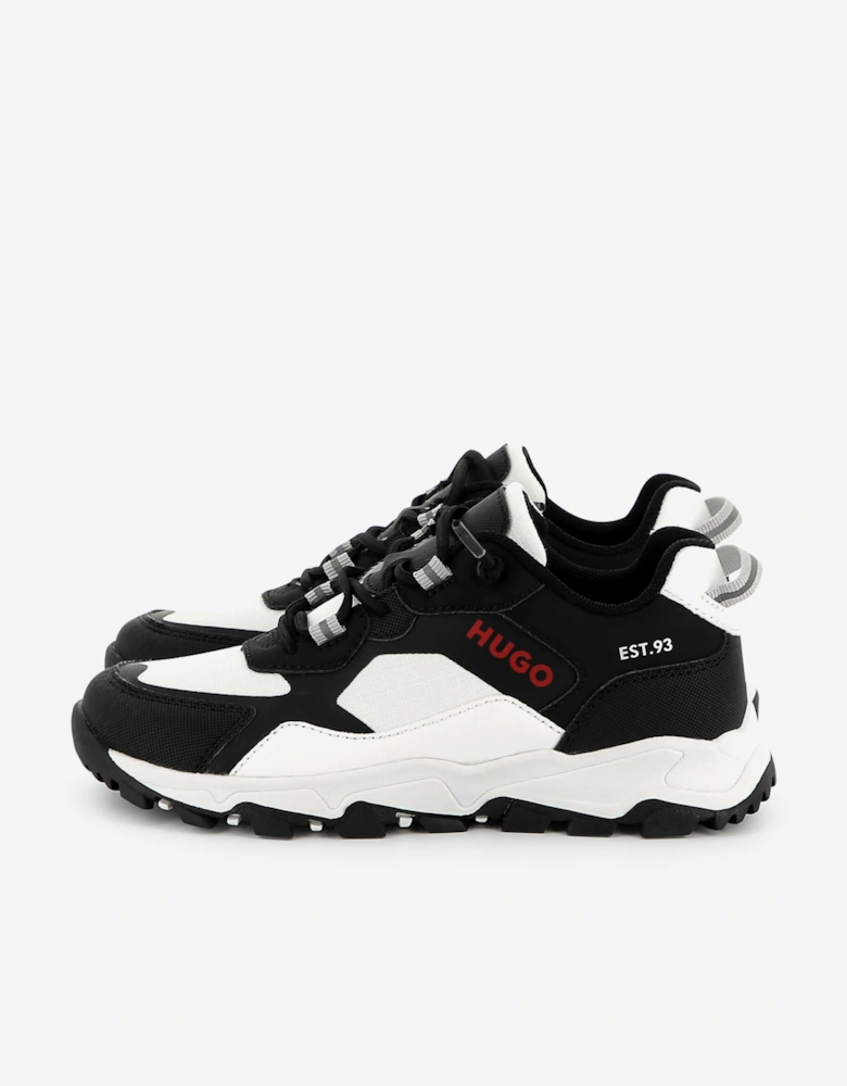 Boys Logo Trainers in White