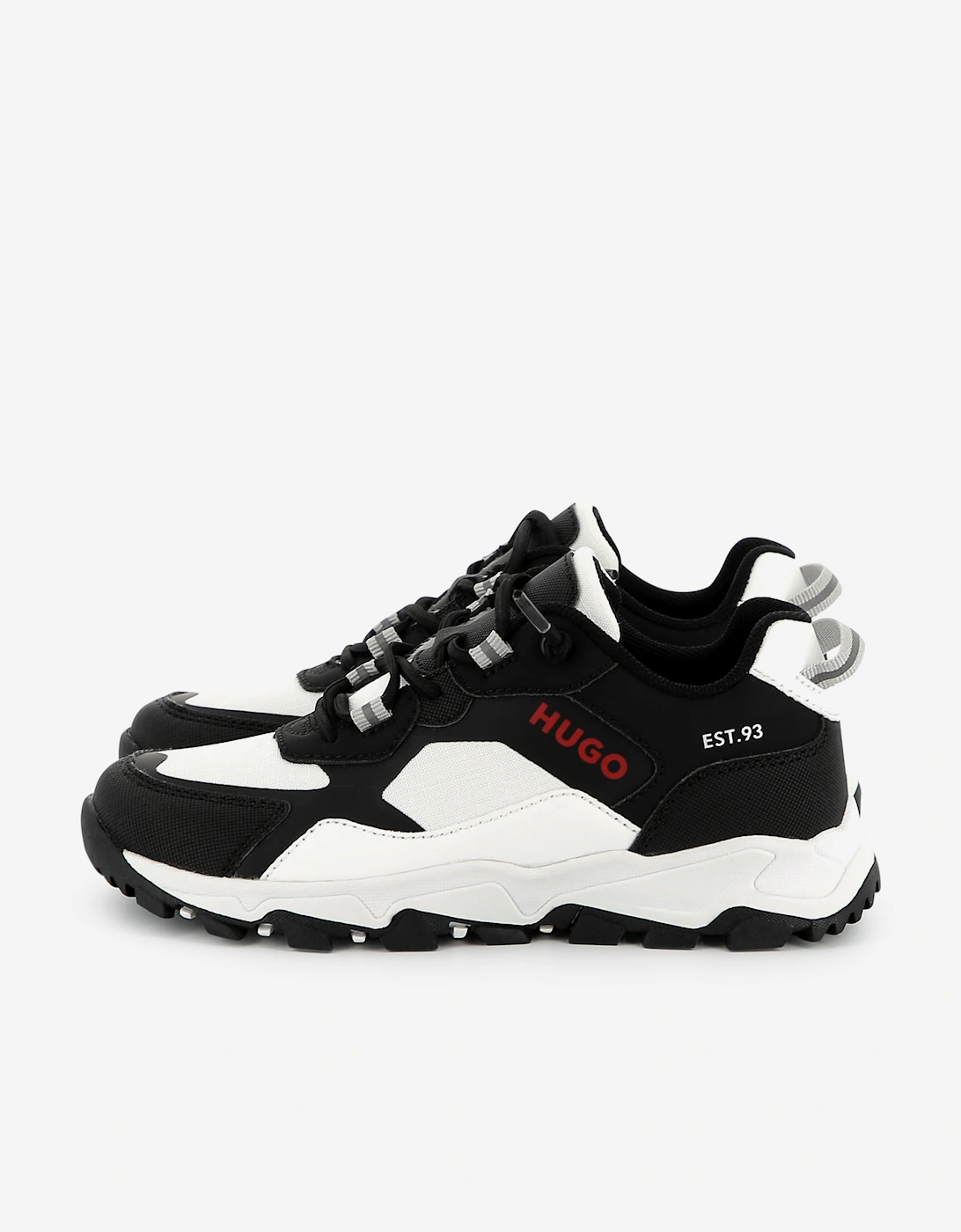 Boys Logo Trainers in White, 5 of 4