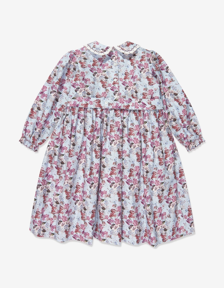 Girls Floral Print Dress in Multicolour