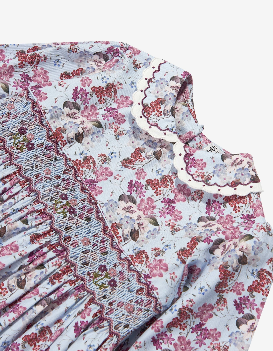 Girls Floral Print Dress in Multicolour