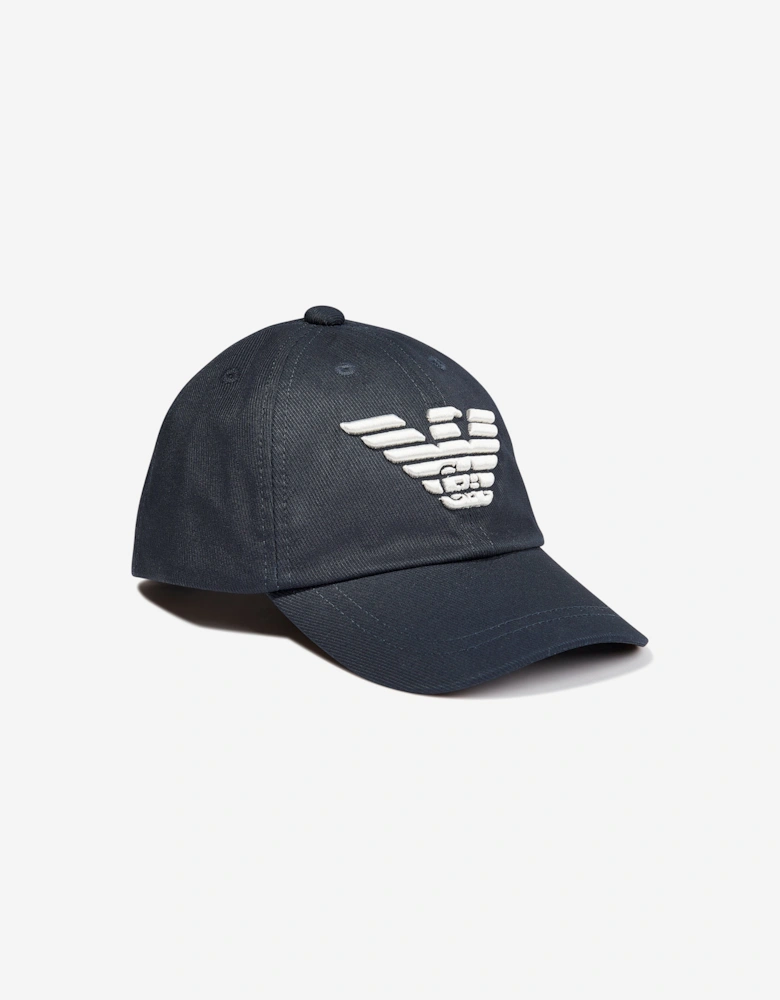 Kids Logo Baseball Cap in Navy