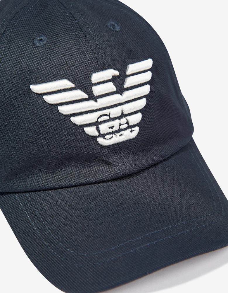 Kids Logo Baseball Cap in Navy