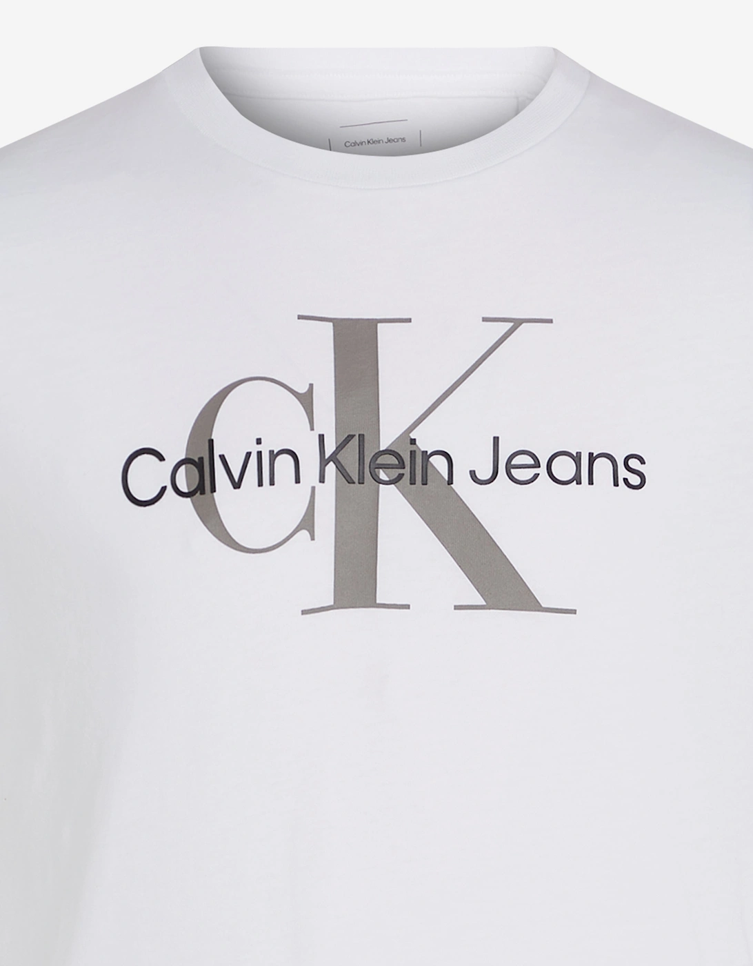 Kids CK Monogram T-Shirt in White