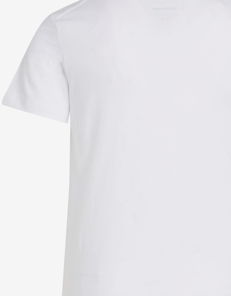 Kids CK Monogram T-Shirt in White