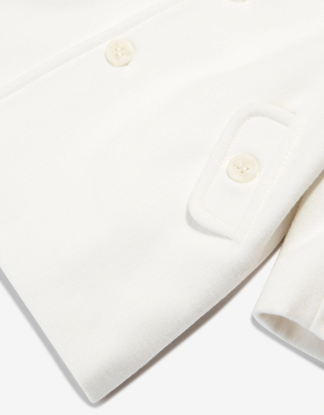 Boys Hooded Coat in Ivory