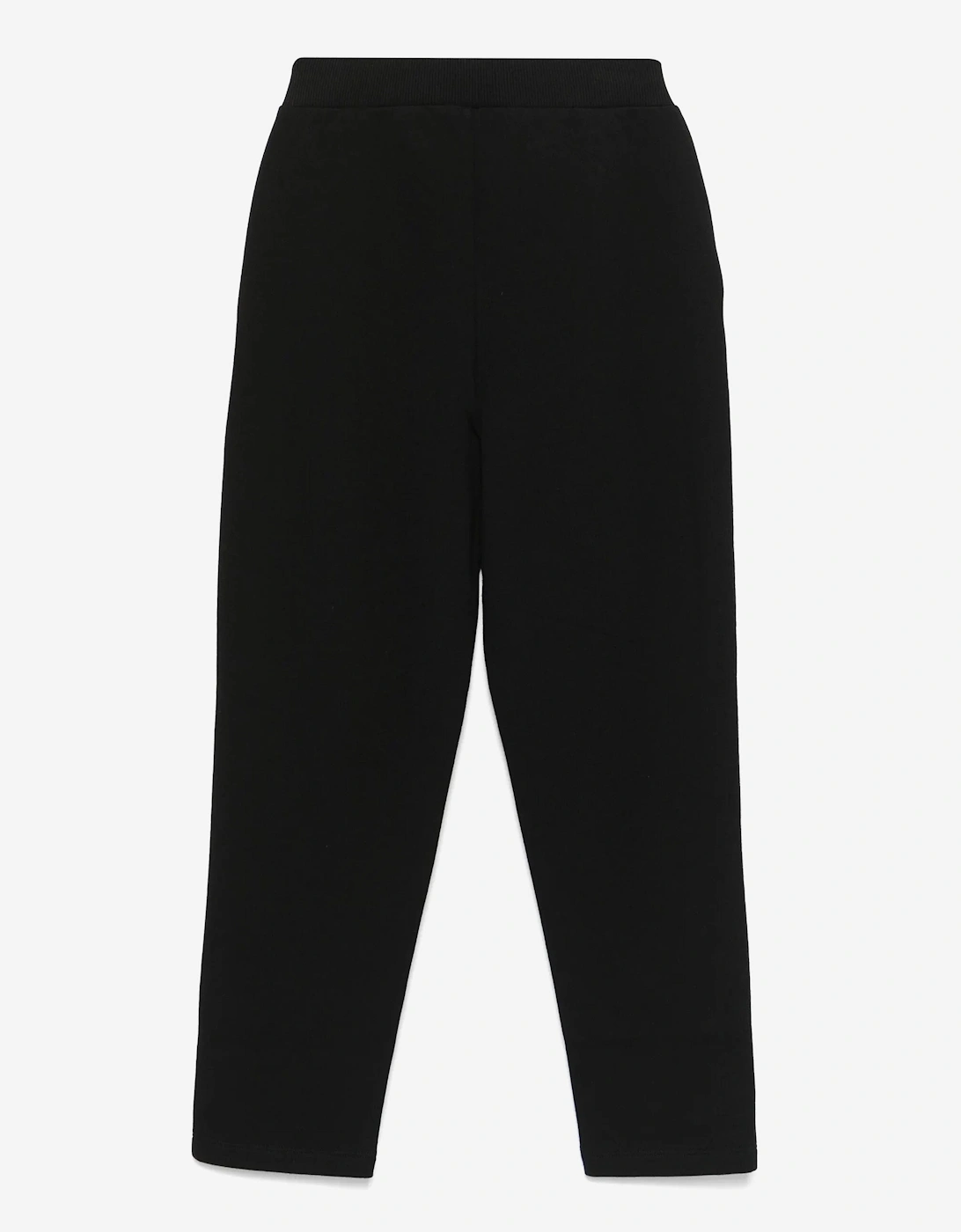 Girls Logo Button Joggers in Black