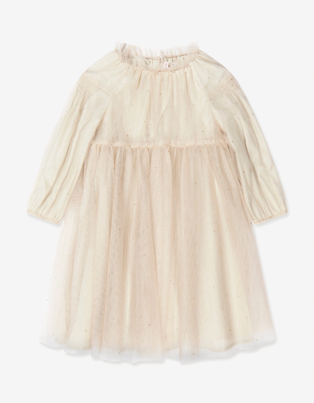 Girls Bluebell Dress In Beige