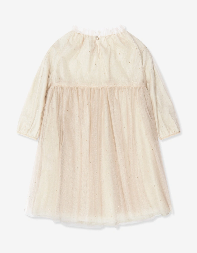 Girls Bluebell Dress In Beige