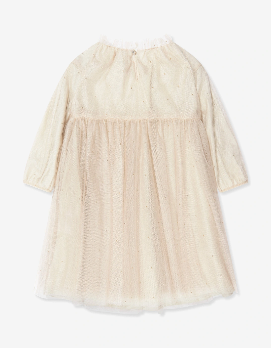Girls Bluebell Dress In Beige