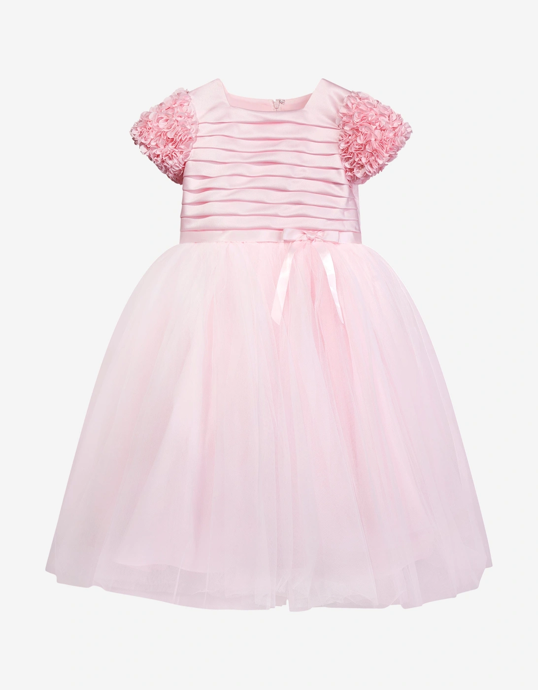 Girls Ceremonial Ballerina Length Dress in Pink, 6 of 5