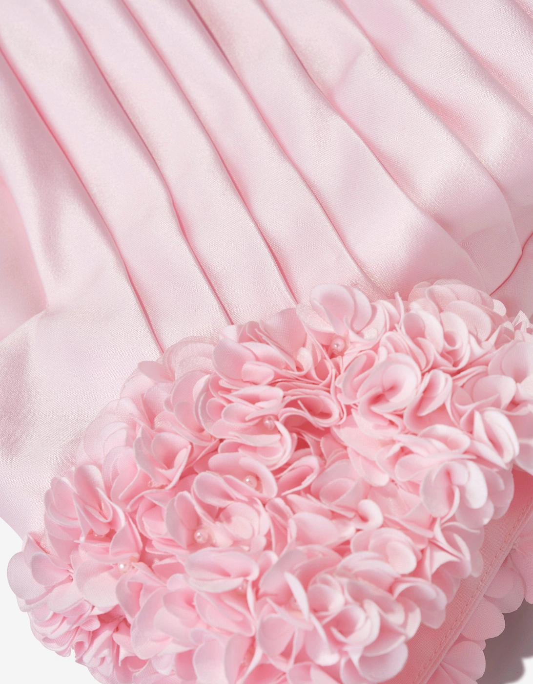 Girls Ceremonial Ballerina Length Dress in Pink