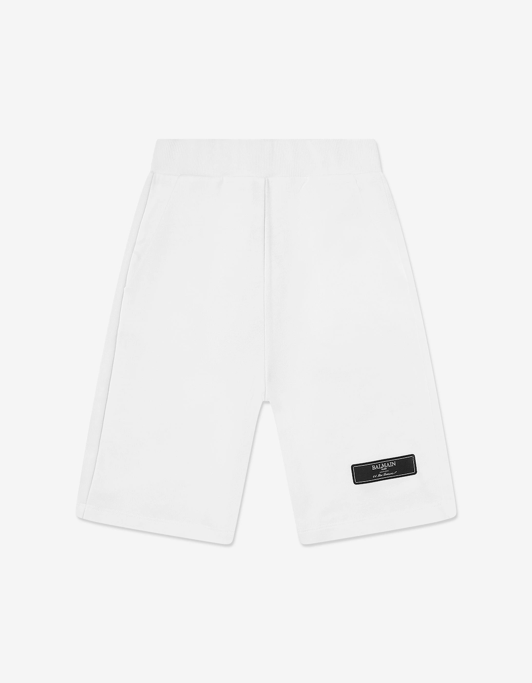 Kids Logo Jersey Shorts in White, 5 of 4