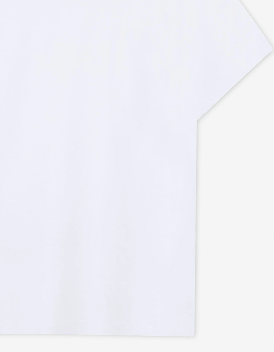 Boys Logo Print T-Shirt in White